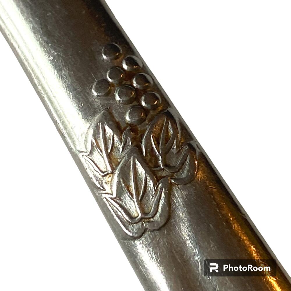 Montgomery Ward Grape Dinner Knife Stainless Steel Japan Flatware Mid Century